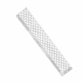 Miniatyrbillede 5 af 8: Rhinestone Maleri Lineal i Rustfrit Stål Tomme Gitre Point Drill Pen Lineal til 5D DIY138MM