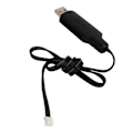 Miniatyrbilde 8 av 8: USB-laderkabel for rask lading, plug and play, bærbar for WLtoys XK K200 RC-helikopter