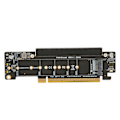Miniatyrbild 8 av 8: PCIE X16 Expansion Card M.2 NVMex2 Stöder PCIE4.0 Pcie X16 till X8 X4 Split Expansion Card
