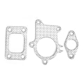 Miniatyrbillede 4 af 6: 38 mm/1,5 tommer pakning 5 Bolt downpipe Combo Kit Fitting til T3/T4 Turbolader