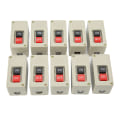 Miniatyrbild 2 av 8: 10 st 3-fas motoromkopplare 2 positioner självåterställning Power Press Button Switch för distributionslådor 380V 30A