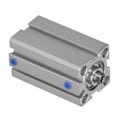 Miniatyrbillede 2 af 8: Tynd luftcylinder aluminium dobbeltvirkende pneumatiske komponenter Maskindele Boring 20mmSDA20X50