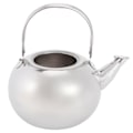 Miniatyrbild 5 av 8: 304 Rostfritt Stål Tekanna Platt Botten Induktionskokare Vattenkokare Tekanna med FilterSilver 14cm 1L