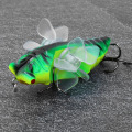 Miniatyrbild 5 av 8: Hard Fish Lure Bionic Cicada Shape fiskebete med roterande snurrar Propeller Diskantkrok 7,5 cmY238-5