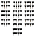 Pikkukuva 1 / 6: Korkokenkien kärjet - 80 kpl, TPU-polyuretaani, MultiSize, rautakenkien korjaus ja vaihto
