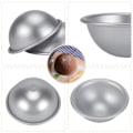 Miniatyrbillede 2 af 8: 8 cm halvkugle kageform aluminium halvkugle kageform Bikini kage dessert budding bageform