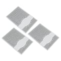 Miniatyrbilde 3 av 8: 3 stk. Embossing-mapper Unik design konkav konveks teksturmaler for DIY-invitasjoner Kortlaging