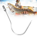 Miniatyrbillede 6 af 7: Rustfrit stål indskruningsloft krog - 8 mm gevind metal hardware tilbehør