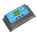 Pikkukuva 2 / 8: 12V 24V aurinkolatauksen ohjain USB PWM aurinkopaneeli lataussäädin LCD-näytöllä 30A
