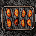 Miniatyrbilde 2 av 5: 1 stk. Frityrkorg for ovn, grillkurv i rustfritt stål, non-stick nettingkurv, frityrbakke trådkurv