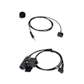 Pikkukuva 2 / 8: U94 PTT Adapter Push to Talk Button Walkie Talkie Military Headset -liitin sopii MOTOROLA GP88:lle