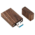 Miniatyrbillede 1 af 5: 32 GB USB 3.0 Hukommelsespind Træ Flash Hukommelsespind Drev Træ USB Flash Drev Hukommelsespind Gave kompatibel Ven-DT