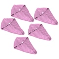 Miniatyrbillede 7 af 8: 5 stk Microfiber Hårtørrer Hat Absorberende Hurtigtørrende Kvinder Piger Blødt Turban Håndklæde 9,1x25,6inLys Lilla