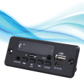 Miniatyrbilde 8 av 8: MP3 Bluetooth-dekoderkort Digital skjerm Forsterkerspillermodul 2x3W svart rekvisita
