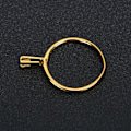 Miniatyrbilde 4 av 8: Profesjonell diamantholder Edelstener Spring Prong Claw Ring Smykker Display Tilbehør Gul (Kort)