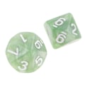 Pikkukuva 2 / 5: 10 kpl 10-sivuista noppaa D10 Monitahoiset nopat Dungeons and Dragons -peliin Vihreä