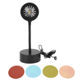 Pikkukuva 1 / 8: Auringonlaskulamppuprojektori RGB 5W LED USB Hyvän läpinäkyvyyden joustava putki auringonlaskuprojektori kotibileiden lämpimään valoon