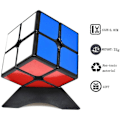 Miniatyrbild 3 av 4: Magic Cube Set, 2x2 + 3x3, 2 i förpackningen (Svart)