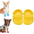 Miniatyrbillede 1 af 4: Åndbar Mesh Hunde Sommer Sandal Slik Kæledyrssko Grøn