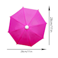 Pikkukuva 2 / 8: Printed Biker Small Umbrella Delivery Man Mini matkapuhelimen aurinkovarjo