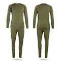 Miniatyrbild 3 av 8: Utomhussport Long Johns Thermal Wear Underkläder Topp och byxor 2-delad Set Snabbtorkande Närpassning(XXL)