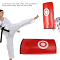 Miniatyrbillede 6 af 7: Taekwondo sparkepuder PU-læder Holdbar robust boksesæk Boksepude til træningRød