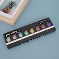 Miniatyrbilde 4 av 8: 8-farget fast pigment i fast akvarellmalingsett, bærbart malingssett, kunsttegningsutstyr, edelsteinfarge