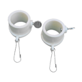 Miniatyrbillede 3 af 5: 3 par flagmonteringsringe anti-wrap-grommet-clips - 1 tomme diameter flagstang--