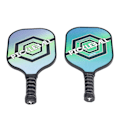 Miniatyrbild 6 av 8: LEIJIAER Pickleball-set i kolfiber med 2 racketar och 4 bollar för inomhus- och utomhusträning