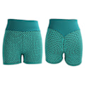 Miniatyrbild 8 av 8: Booty Shorts Hög midja Yoga Shorts Elastisk midja Löpning Gym Träning Biker Shorts för kvinnorXL