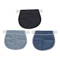 Pikkukuva 1 / 8: 3 kpl Raskausvaatteiden Vyöpidennys Professional Portable Adjustable Soft Elastic Raskaus Vyöpidennys