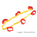 Miniatyrbilde 8 av 8: 1 par utendørs sportsutstyr Multiplayer bein fast belte Teamwork Game Interactive Toys6 personers belte