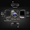 Miniatyrbillede 3 af 5: Opgraderet Dash Cam 1080P Dashcam til Bil Dash Kamera med Nattesyn, Indbygget G-Sensor