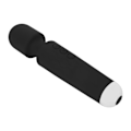 Miniatyrbillede 2 af 8: Håndholdt mini vibrerende stav USB-opladning 20 tilstande 8 hastigheder Reducer ømhed Mini Kraftig håndholdt massager Sort