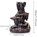 Miniatyrbillede 2 af 5: Landskabs Backflow Røgelsesbrænder Højt Bjerg Strømmende Vand Kreativ Retro Stenhave Bæk Ornament