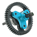 Miniatyrbilde 3 av 8: Differensial Slipper Clutch 52T Hollow Stabil RC Bil Oppgraderingsdeler for Traxxas Slash 2WD 1/10 RC Biler Blå