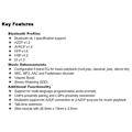 Miniatyrbild 3 av 5: BTM835 Bluetooth Ljudmodul Stöd A2DP AVRCP HFP AAC CSR8635 Chip Stereo Bluetooth Modul