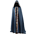 Pikkukuva 4 / 5: Sininen keskiaikainen kirkon papin kaapu miehille - 2XL-3XL