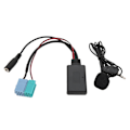 Miniatyrbillede 3 af 8: 6+8 Pin Bluetooth AUX IN Adapter med håndfri mikrofon til Fiat Bravo til VISTEON Radio siden 2007