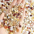 Miniatyrbild 1 av 5: 50 st 3D Flatback Nagelberlocker Självlysande Nagelkonstdekorationer med Blommor, Hjärtan, Kaniner, Fjärilar, DIY Akryl Nageldekorationer6