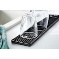 Miniatyrbilde 4 av 5: Stor sort silikon oppvaskmatte - 50,5*8*1cm
