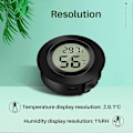 Miniatyrbillede 2 af 5: 3 stk. Mini Digital LCD Termometer Hygrometer Temperatur Fugtighed Termometer Bærbar Termo Hygrometer Indikator til Kontor Køkken Humidorer Reptil
