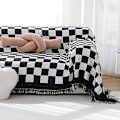 Miniatyrbild 5 av 5: Jacquard Stretch Sofföverdrag med Armstöd Sofföverdrag 180*130cm