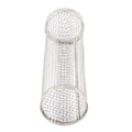 Miniatyrbilde 3 av 8: Roterende grillkurv i rustfritt stål, universell roterende sprøkurv med krok for BBQ pommes frites 30 cm/11,8 tommer