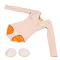 Miniatyrbillede 3 af 8: Termisk Body Shapewear Mave Kontrol Slankning Taljetræner Slankning Undertøj til Kvinder (Hudfarve)XL