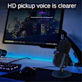 Miniatyrbild 4 av 5: Gaming USB Kondensatormikrofon Mikrofon svart