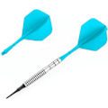 Miniatyrbillede 2 af 5: Sort Mat 9-delt Dart Sæt med Integrerede Flights og Skafter