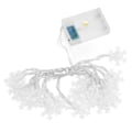 Miniatyrbild 7 av 8: LED Snowflake Light String 20LED batteridrivna LED String Lights för julfest inomhus utomhus