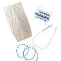 Miniatyrbild 6 av 6: Darning Loom Liten Vävstol Kit Trävävverktyg DIY Vackra Vävkonster på Kläder Sockor