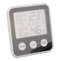 Miniatyrbild 6 av 8: Rumstermometer 3,7 tum LCD-skärm Hög noggrannhet Komfortnivåindikator Fuktighetssensor för hem kök kontor Svart
